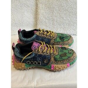 Taxi Y2K Women’s Size 10 Multicolor Rhinestone Charm Chunky Sneakers